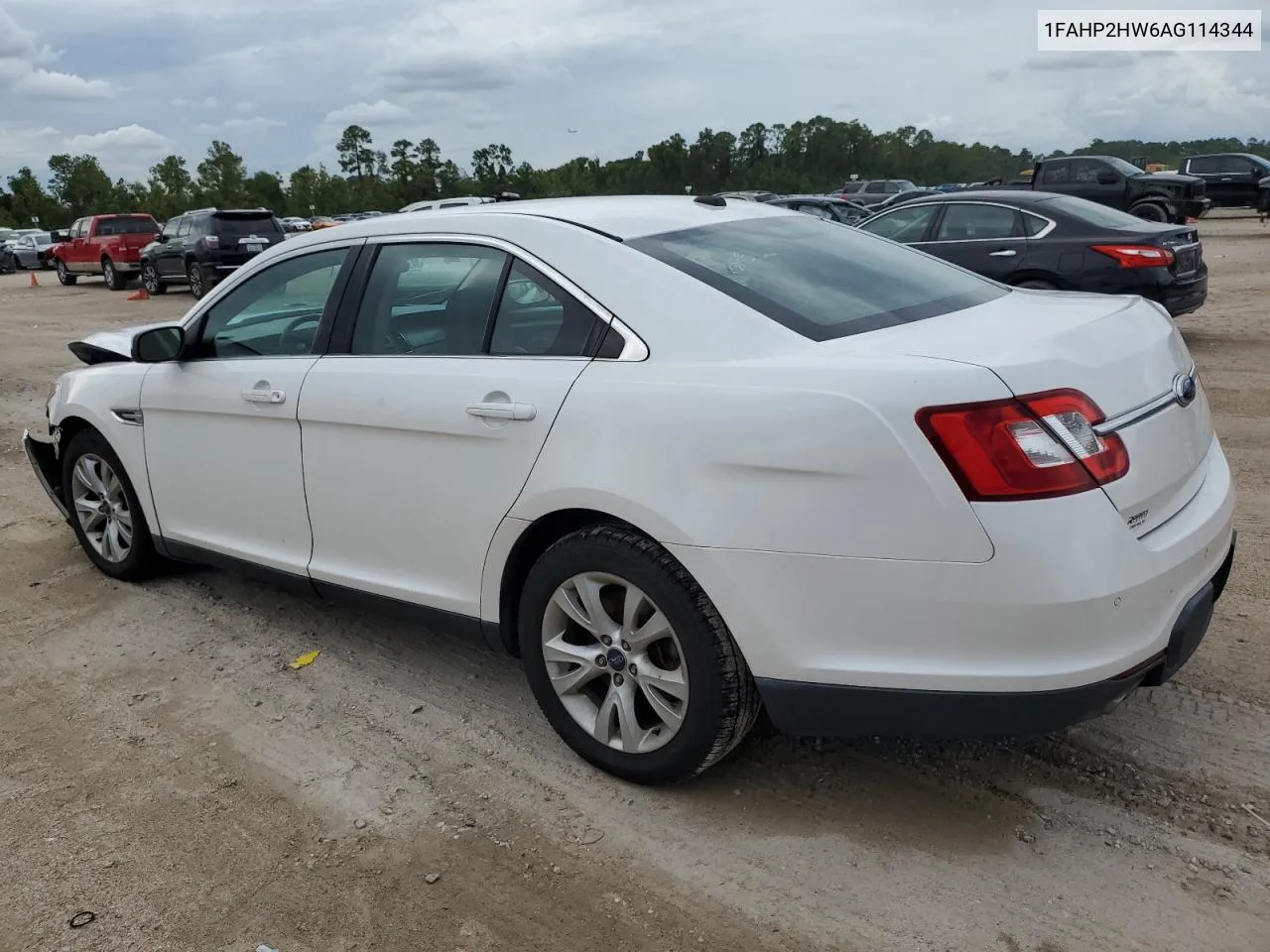 2010 Ford Taurus Sel VIN: 1FAHP2HW6AG114344 Lot: 69052694