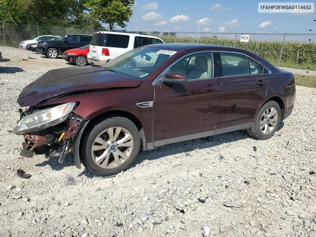 2010 Ford Taurus Sel VIN: 1FAHP2EW0AG114652 Lot: 69967834