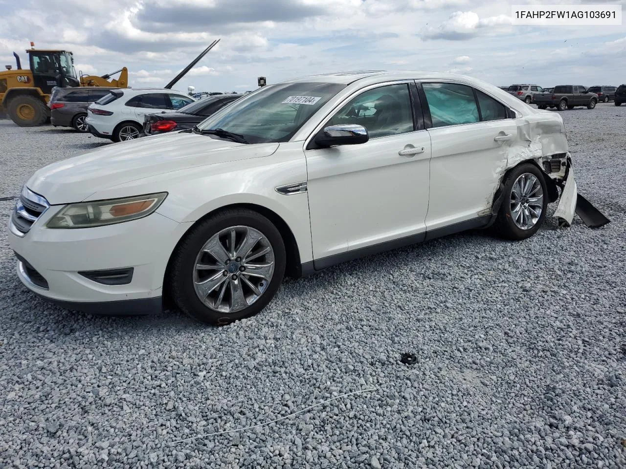 2010 Ford Taurus Limited VIN: 1FAHP2FW1AG103691 Lot: 70197104