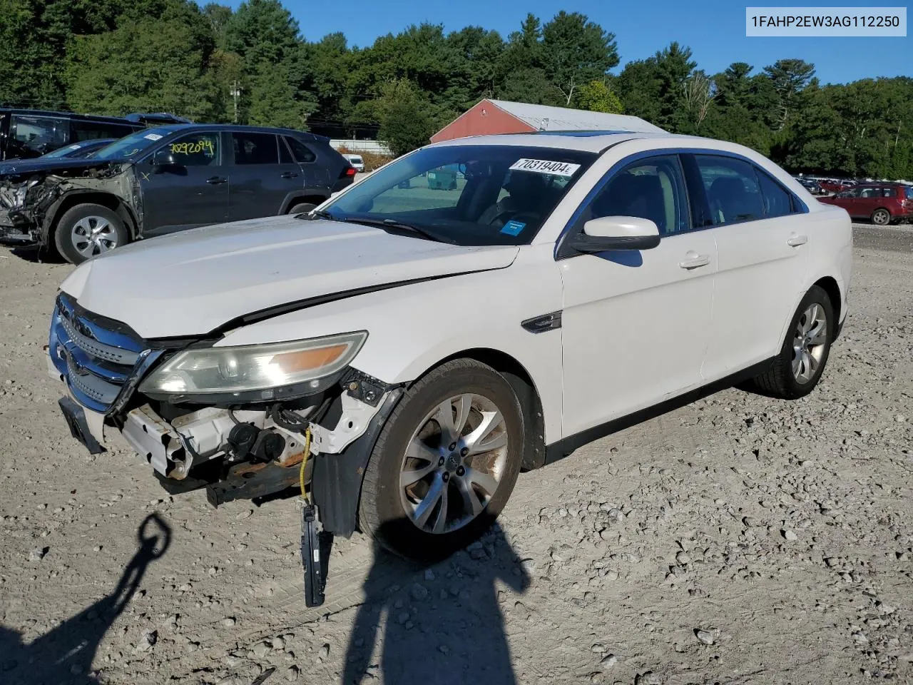 2010 Ford Taurus Sel VIN: 1FAHP2EW3AG112250 Lot: 70319404