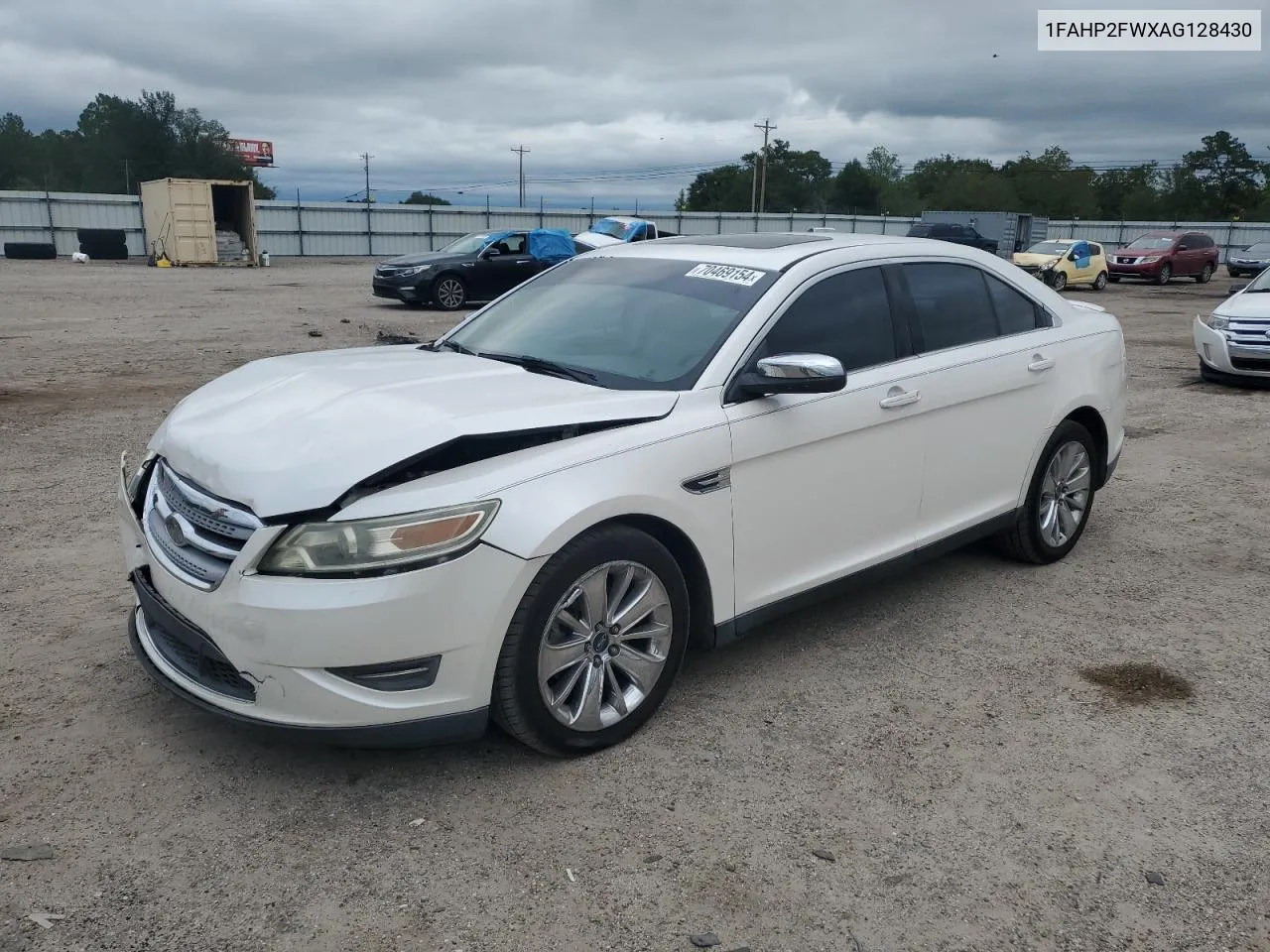 2010 Ford Taurus Limited VIN: 1FAHP2FWXAG128430 Lot: 70469154