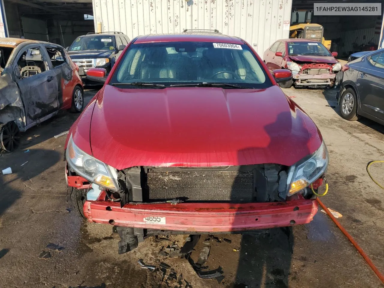 2010 Ford Taurus Sel VIN: 1FAHP2EW3AG145281 Lot: 70603904