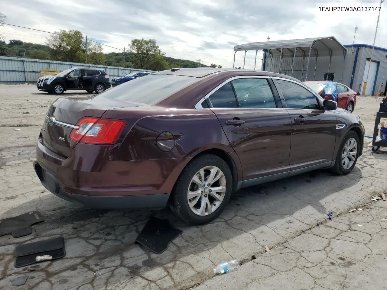 2010 Ford Taurus Sel VIN: 1FAHP2EW3AG137147 Lot: 72019704