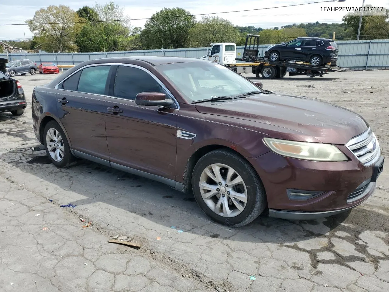 2010 Ford Taurus Sel VIN: 1FAHP2EW3AG137147 Lot: 72019704