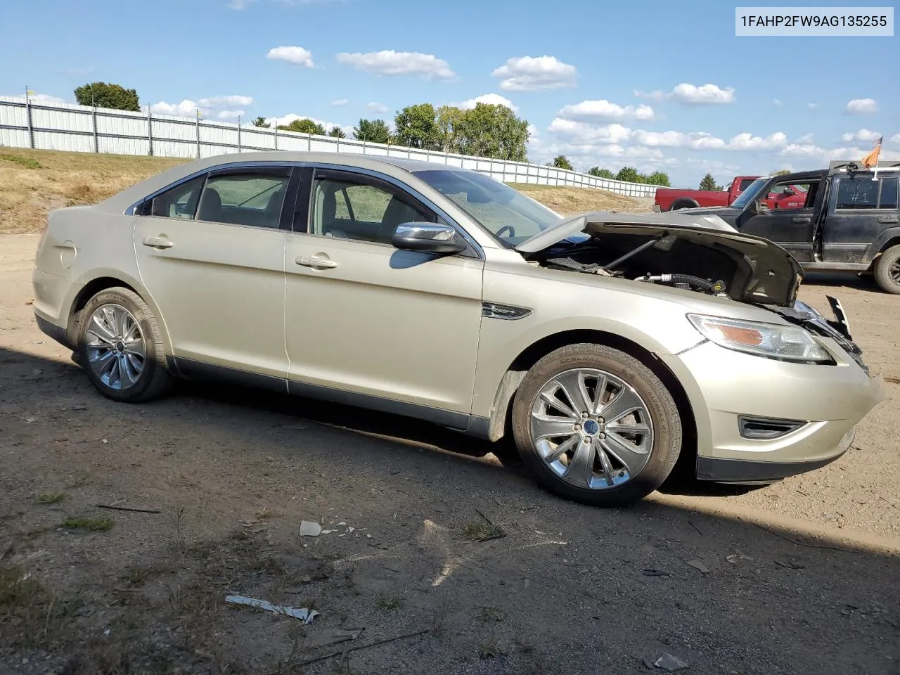 2010 Ford Taurus Limited VIN: 1FAHP2FW9AG135255 Lot: 72149004