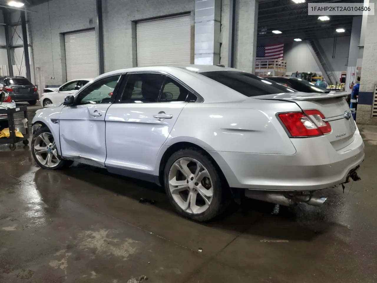 2010 Ford Taurus Sho VIN: 1FAHP2KT2AG104506 Lot: 72194614