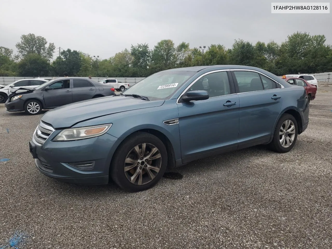 2010 Ford Taurus Sel VIN: 1FAHP2HW8AG128116 Lot: 72299914