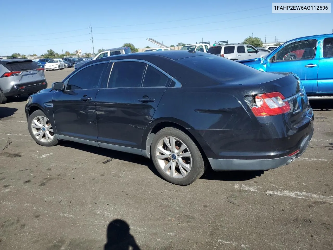 2010 Ford Taurus Sel VIN: 1FAHP2EW6AG112596 Lot: 72414774