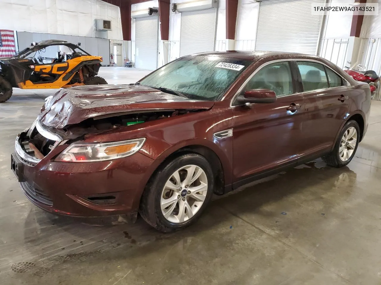 2010 Ford Taurus Sel VIN: 1FAHP2EW9AG143521 Lot: 72428334