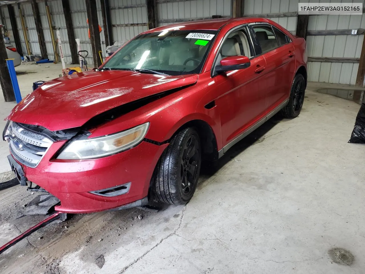 2010 Ford Taurus Sel VIN: 1FAHP2EW3AG152165 Lot: 73096624