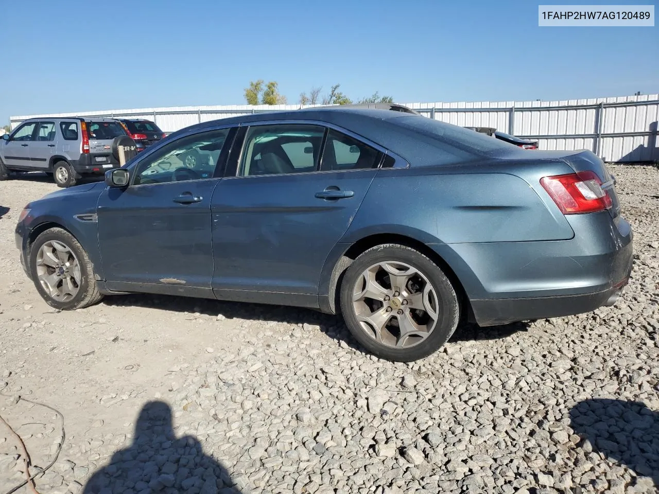 2010 Ford Taurus Sel VIN: 1FAHP2HW7AG120489 Lot: 73145424