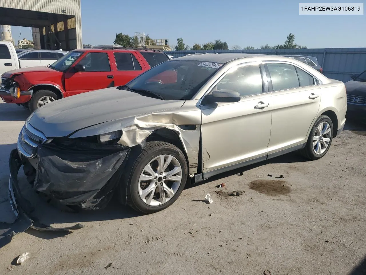 2010 Ford Taurus Sel VIN: 1FAHP2EW3AG106819 Lot: 74254844