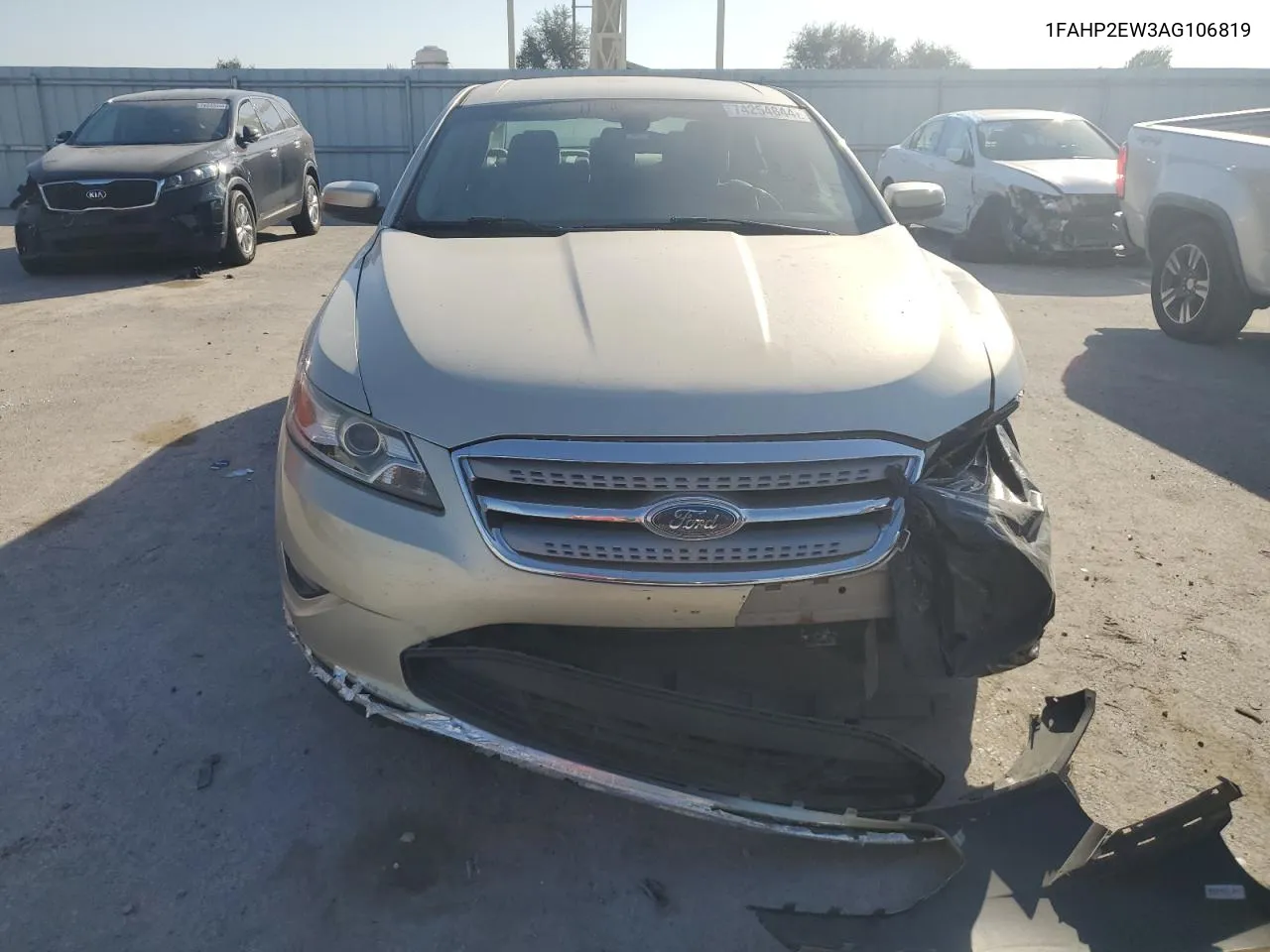 2010 Ford Taurus Sel VIN: 1FAHP2EW3AG106819 Lot: 74254844