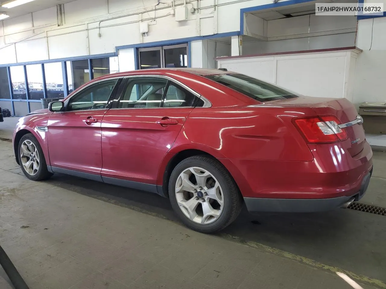 2010 Ford Taurus Sel VIN: 1FAHP2HWXAG168732 Lot: 74340414