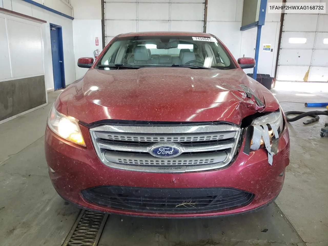 2010 Ford Taurus Sel VIN: 1FAHP2HWXAG168732 Lot: 74340414