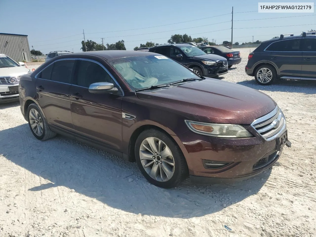 2010 Ford Taurus Limited VIN: 1FAHP2FW9AG122179 Lot: 74582384