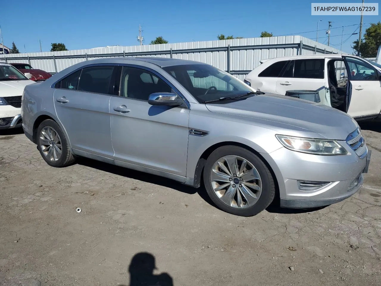 2010 Ford Taurus Limited VIN: 1FAHP2FW6AG167239 Lot: 74674064