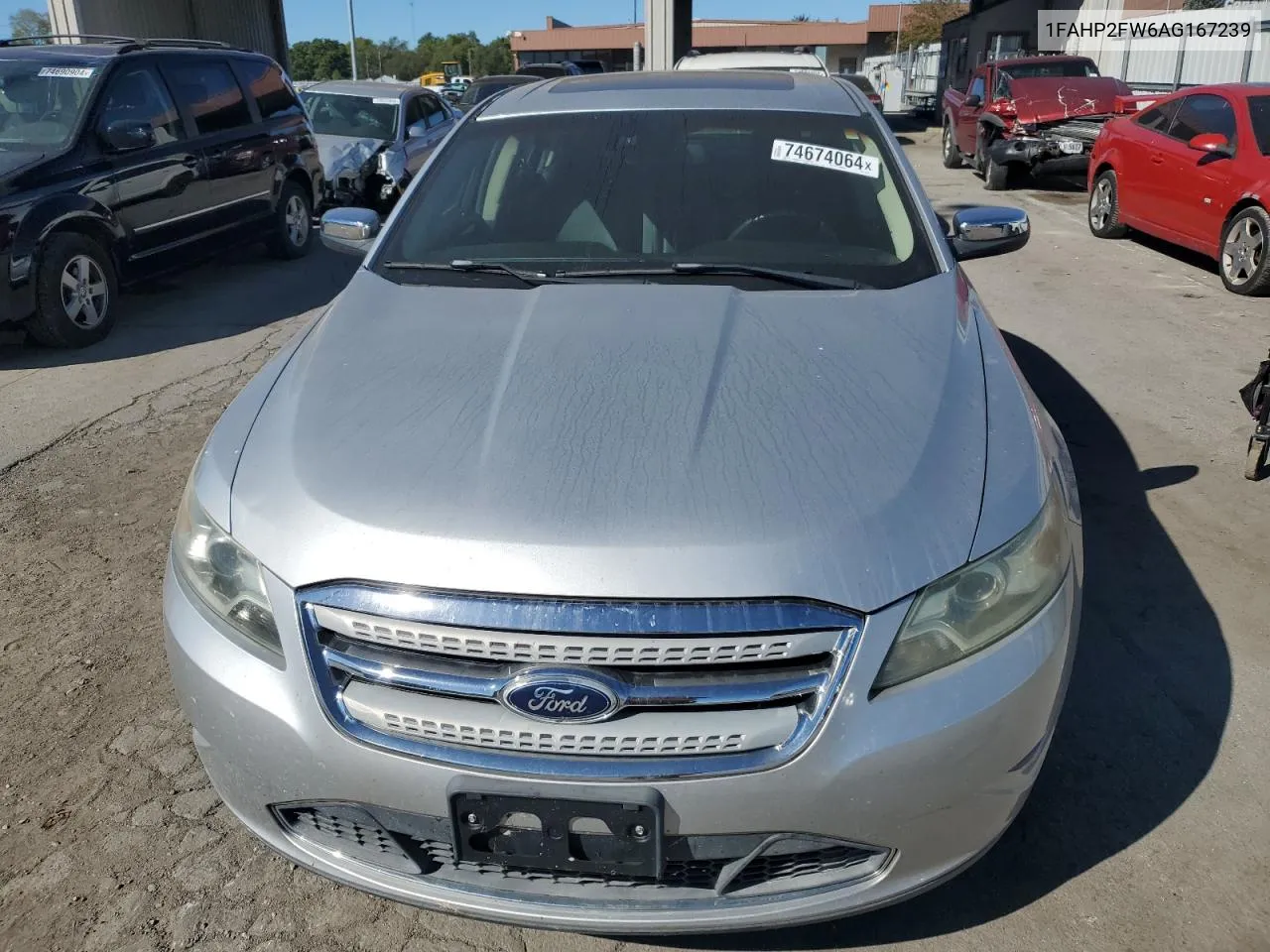 2010 Ford Taurus Limited VIN: 1FAHP2FW6AG167239 Lot: 74674064