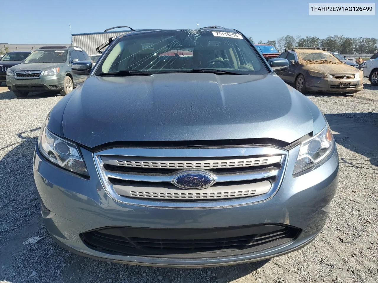 2010 Ford Taurus Sel VIN: 1FAHP2EW1AG126499 Lot: 75118804