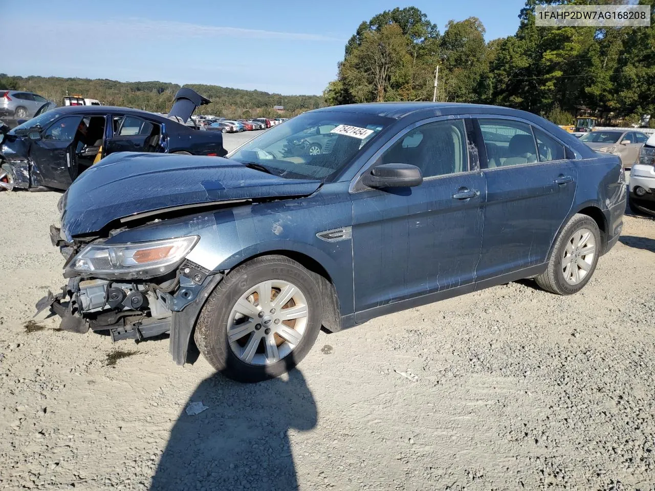 2010 Ford Taurus Se VIN: 1FAHP2DW7AG168208 Lot: 75421454