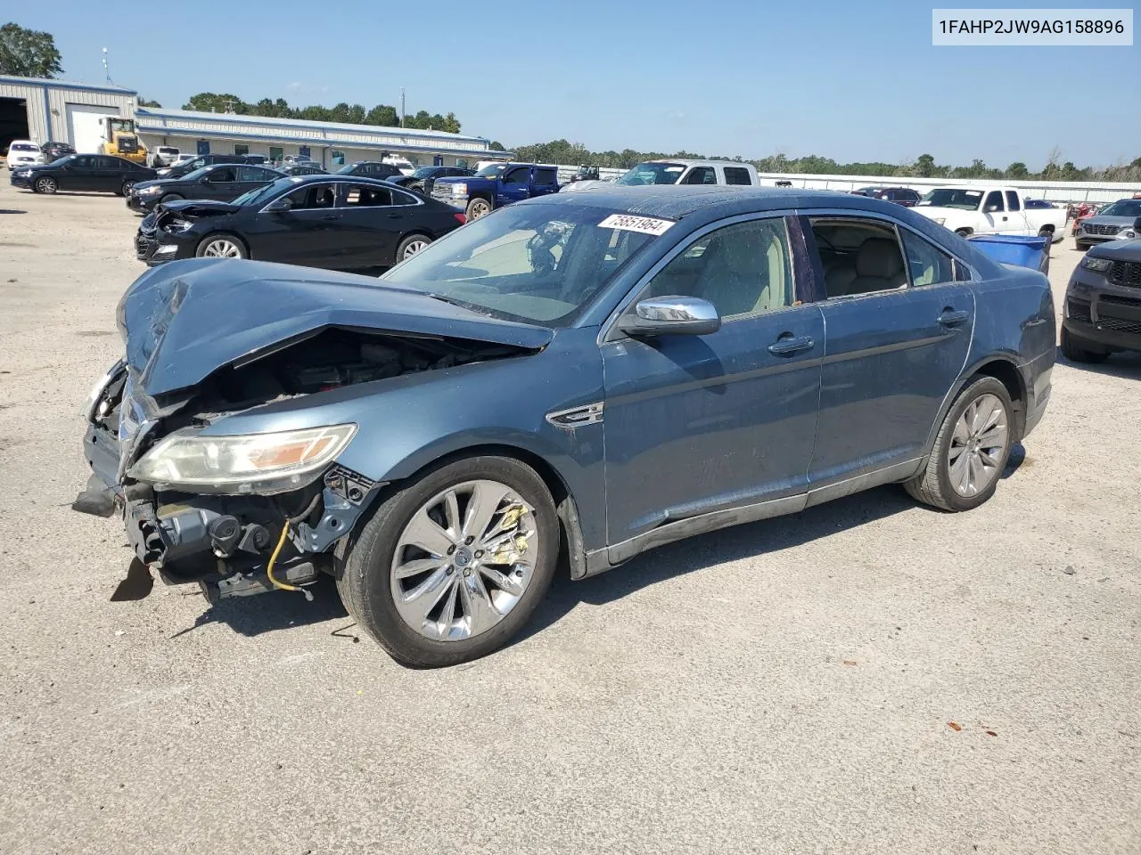 2010 Ford Taurus Limited VIN: 1FAHP2JW9AG158896 Lot: 75851964