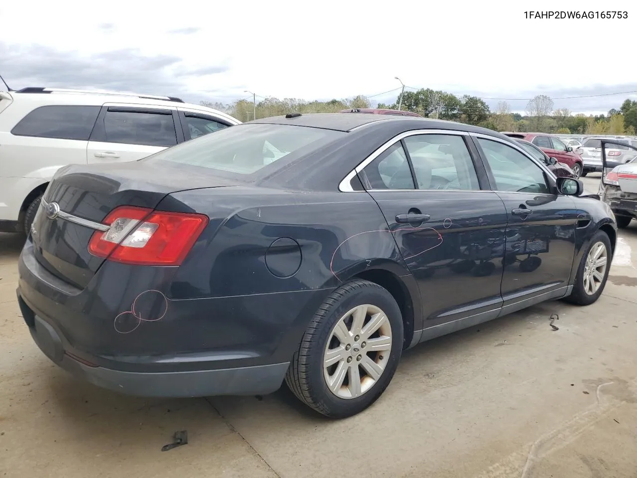 2010 Ford Taurus Se VIN: 1FAHP2DW6AG165753 Lot: 75942244