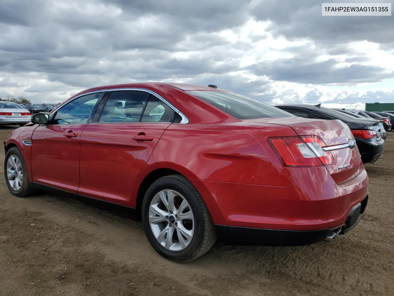 2010 Ford Taurus Sel VIN: 1FAHP2EW3AG151355 Lot: 75959944