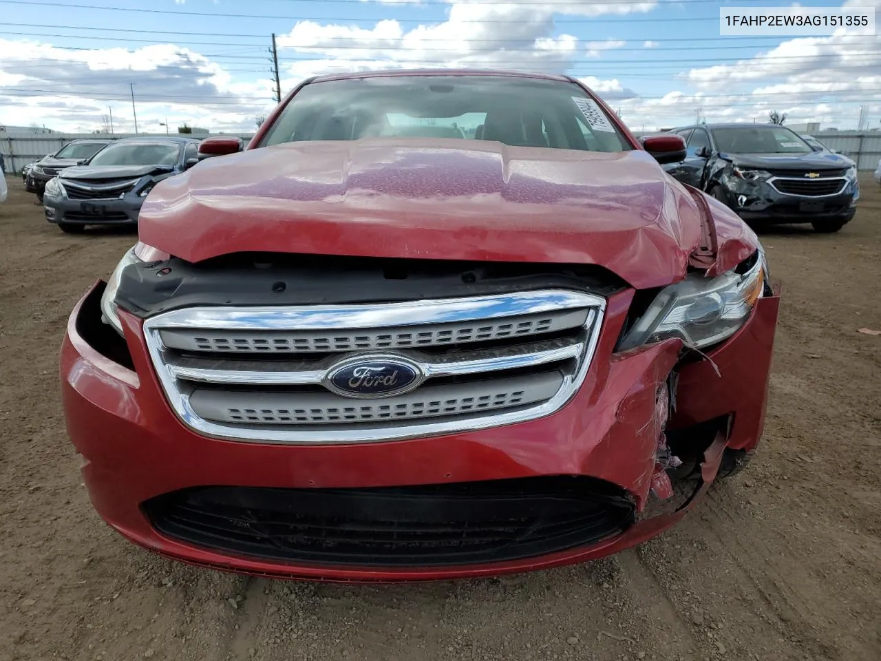 2010 Ford Taurus Sel VIN: 1FAHP2EW3AG151355 Lot: 75959944