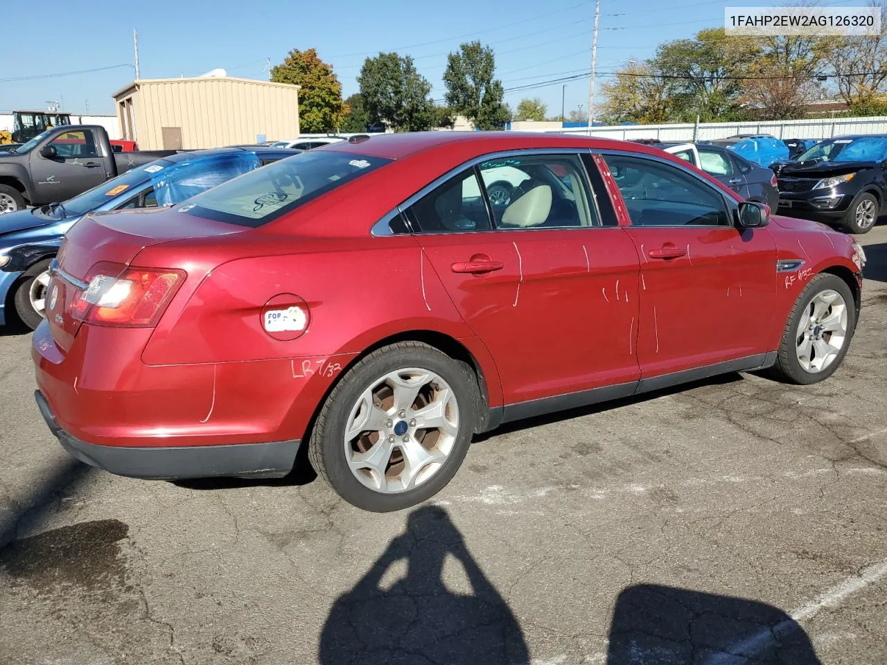 2010 Ford Taurus Sel VIN: 1FAHP2EW2AG126320 Lot: 76558274