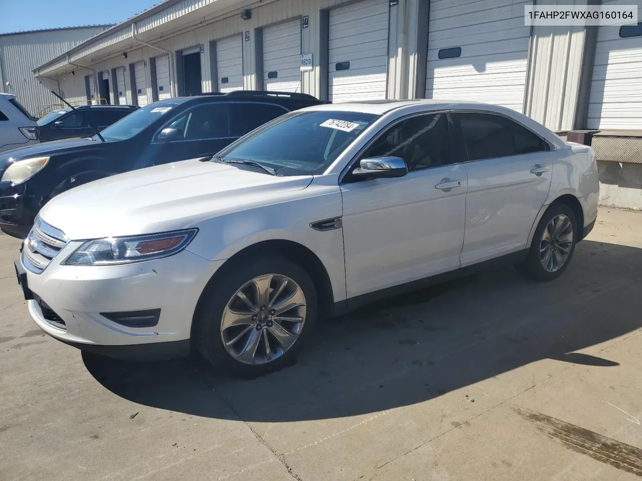 2010 Ford Taurus Limited VIN: 1FAHP2FWXAG160164 Lot: 76742284