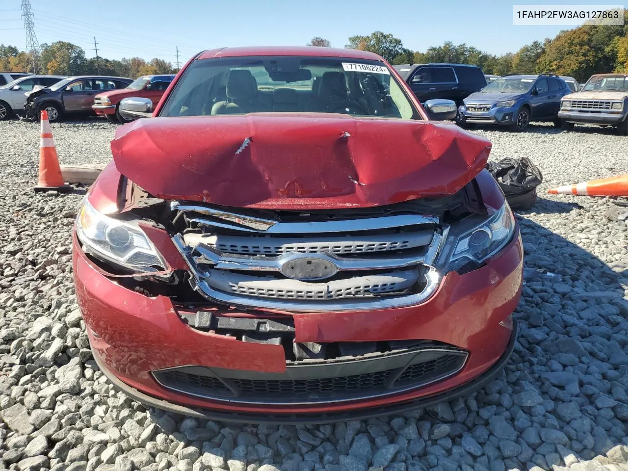 2010 Ford Taurus Limited VIN: 1FAHP2FW3AG127863 Lot: 77106224