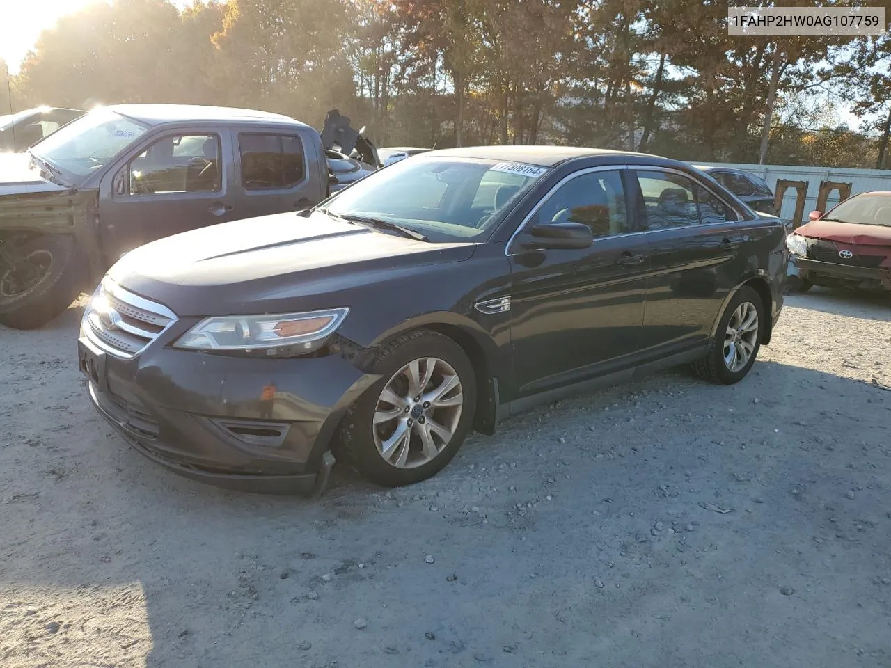 2010 Ford Taurus Sel VIN: 1FAHP2HW0AG107759 Lot: 77308164