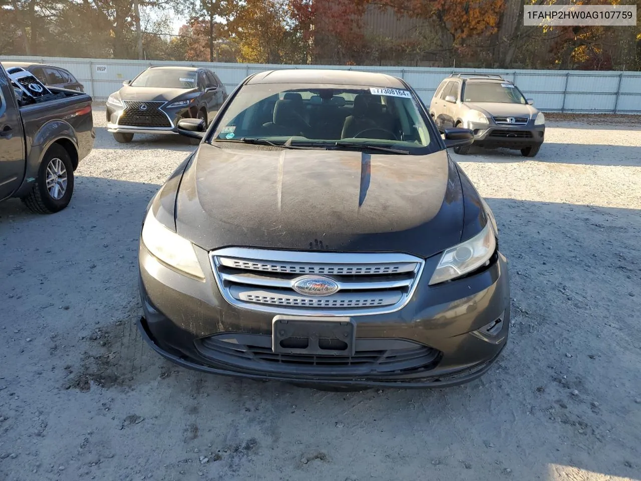 2010 Ford Taurus Sel VIN: 1FAHP2HW0AG107759 Lot: 77308164