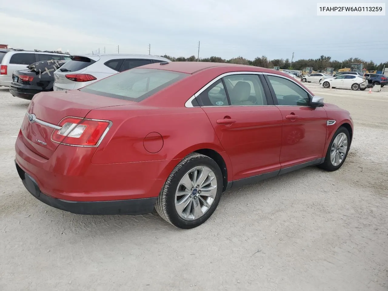 2010 Ford Taurus Limited VIN: 1FAHP2FW6AG113259 Lot: 77374234