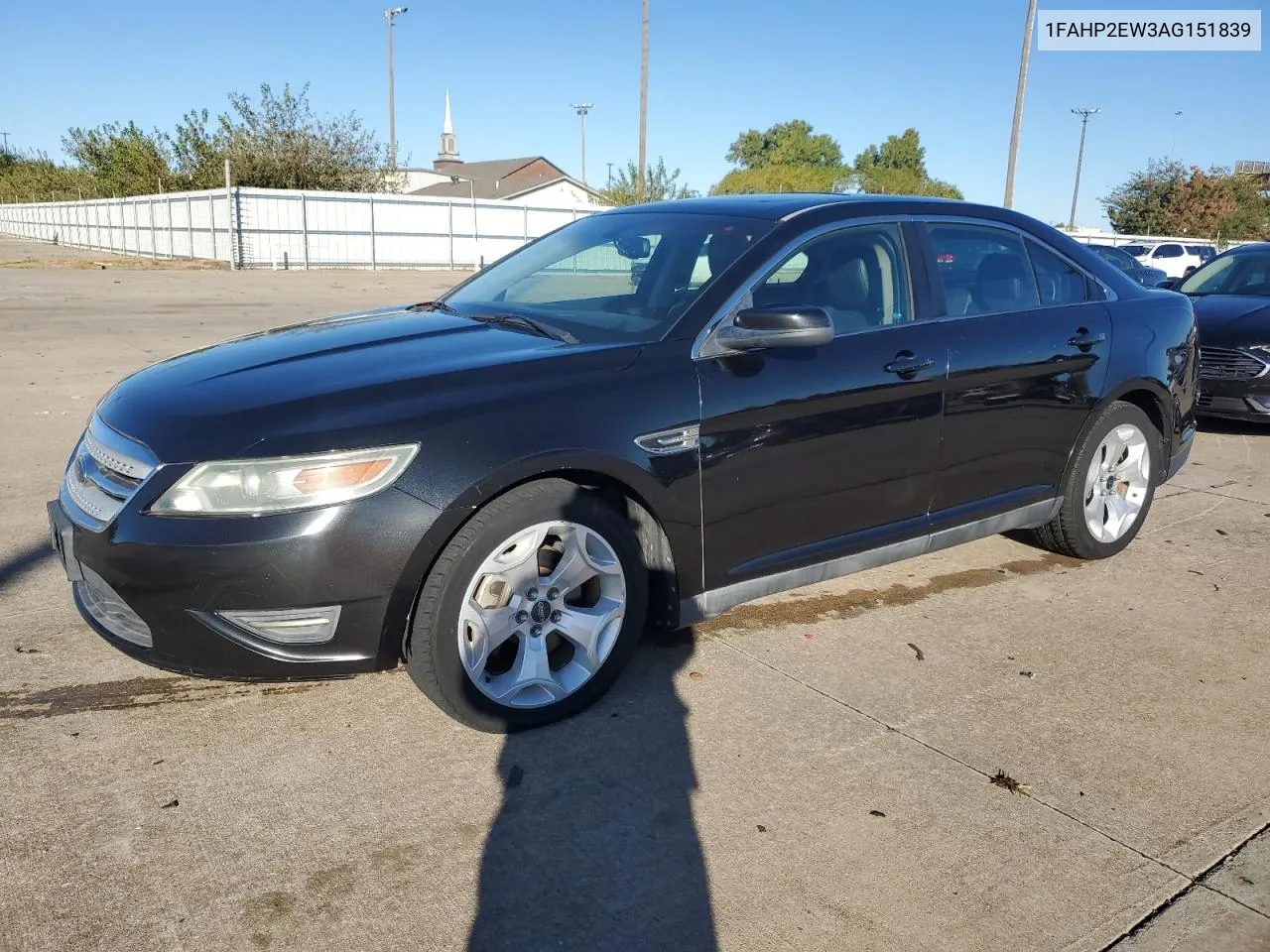 2010 Ford Taurus Sel VIN: 1FAHP2EW3AG151839 Lot: 78424004