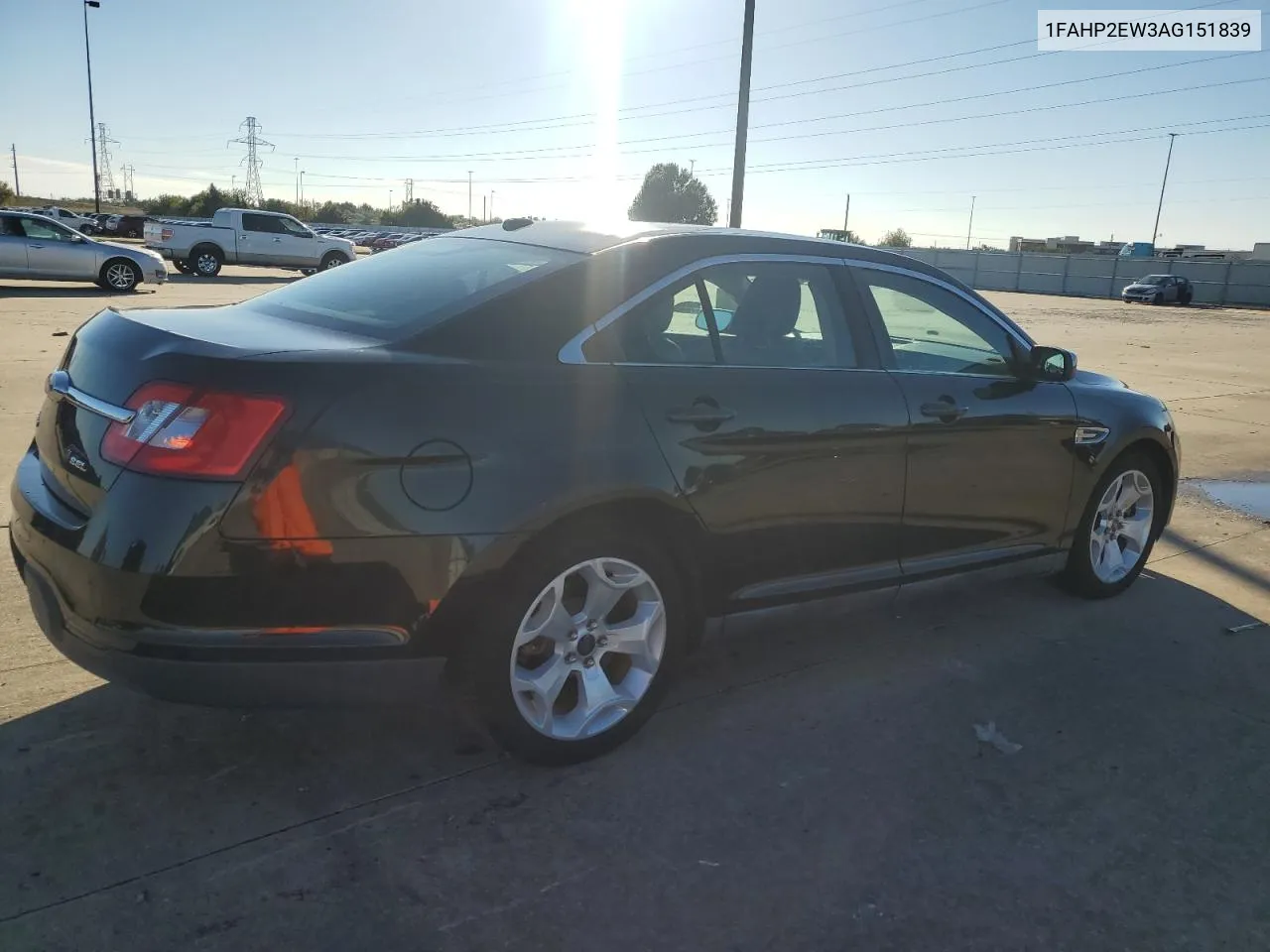 2010 Ford Taurus Sel VIN: 1FAHP2EW3AG151839 Lot: 78424004