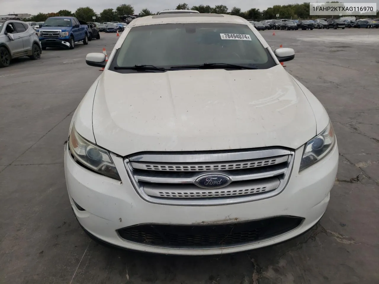 2010 Ford Taurus Sho VIN: 1FAHP2KTXAG116970 Lot: 78494074