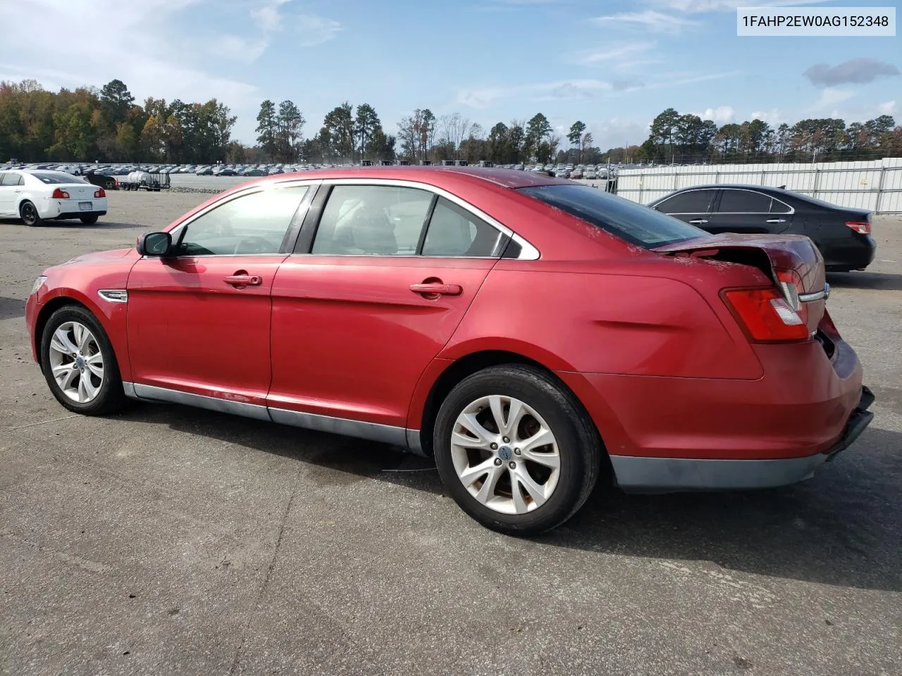 2010 Ford Taurus Sel VIN: 1FAHP2EW0AG152348 Lot: 78910284