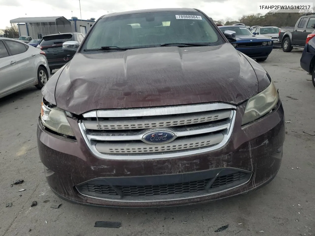 2010 Ford Taurus Limited VIN: 1FAHP2FW3AG142217 Lot: 78988984