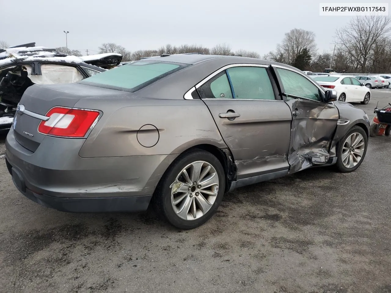 2011 Ford Taurus Limited VIN: 1FAHP2FWXBG117543 Lot: 37218774