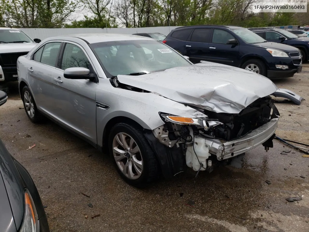 2011 Ford Taurus Sel VIN: 1FAHP2HW9BG160493 Lot: 49692654