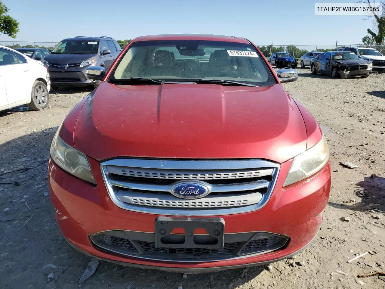 2011 Ford Taurus Limited VIN: 1FAHP2FW8BG167065 Lot: 57637224