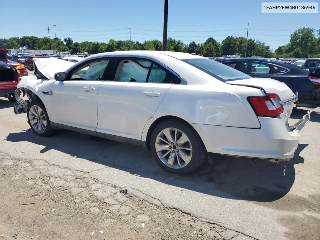 1FAHP2FW4BG136945 2011 Ford Taurus Limited