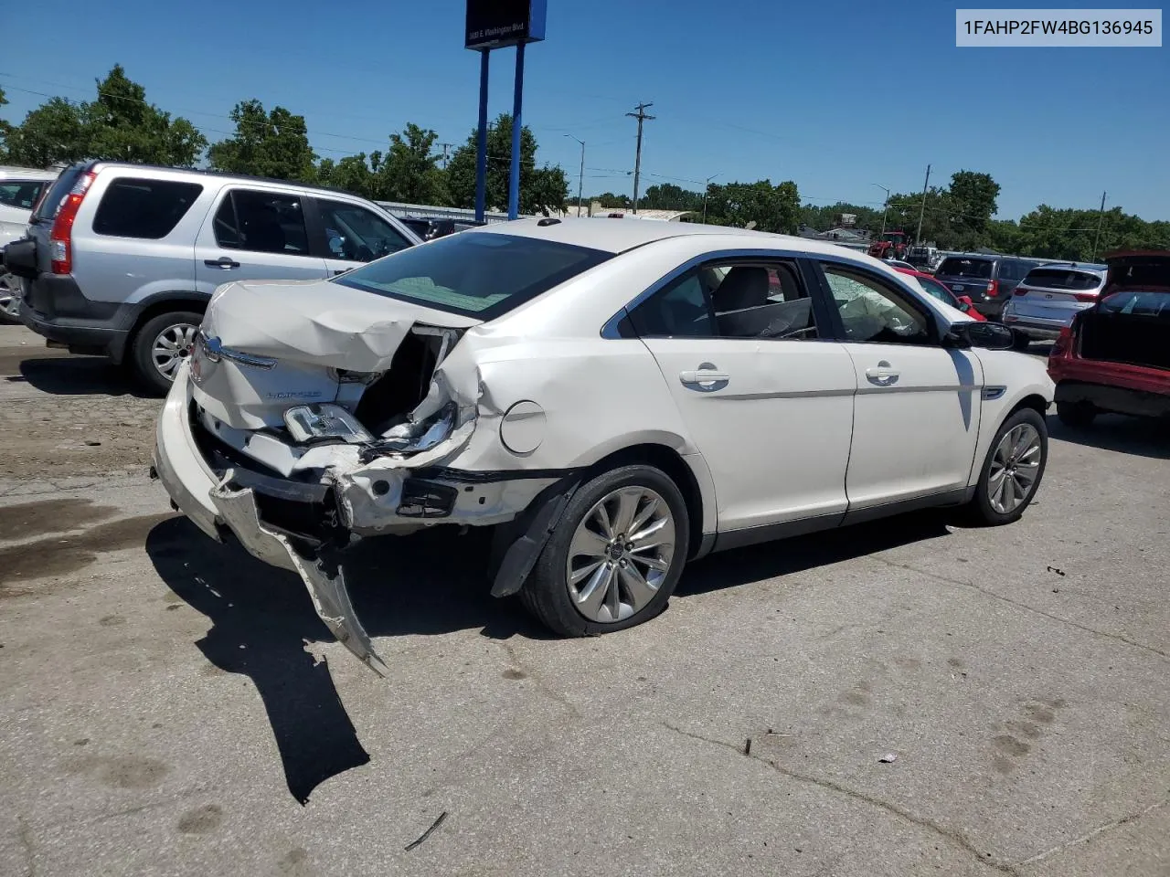 1FAHP2FW4BG136945 2011 Ford Taurus Limited