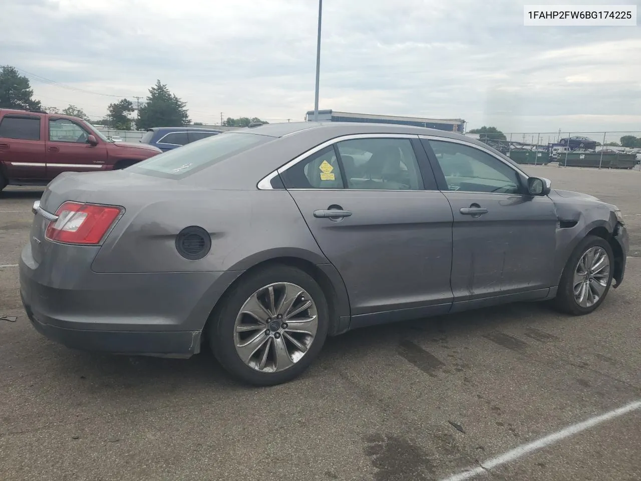 2011 Ford Taurus Limited VIN: 1FAHP2FW6BG174225 Lot: 62124884