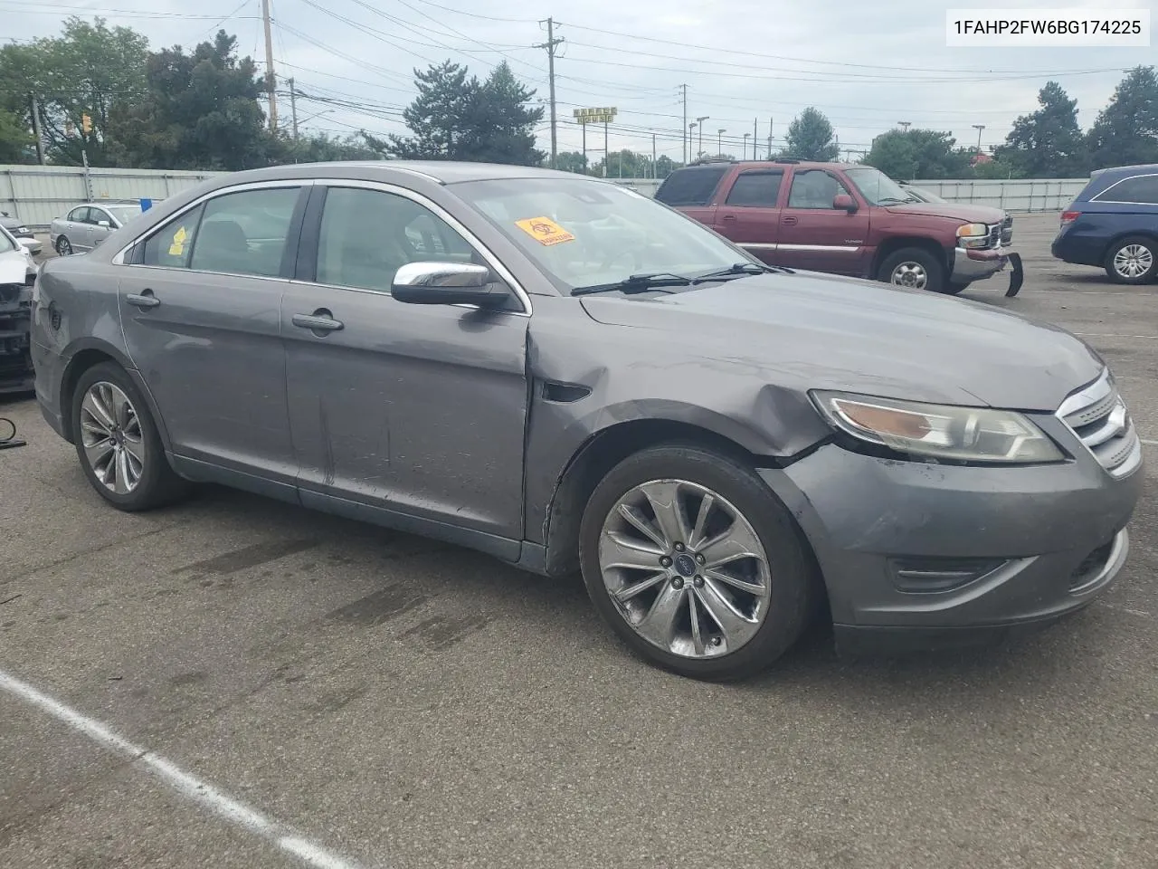 2011 Ford Taurus Limited VIN: 1FAHP2FW6BG174225 Lot: 62124884