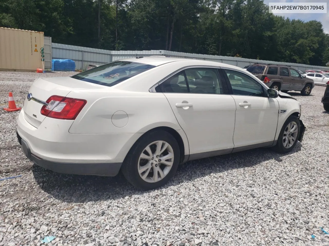 2011 Ford Taurus Sel VIN: 1FAHP2EW7BG170945 Lot: 64592754