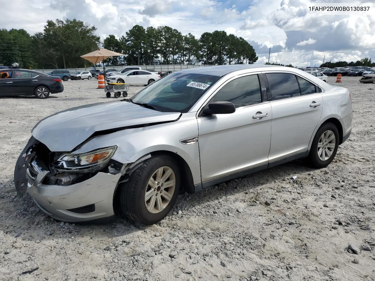 2011 Ford Taurus Se VIN: 1FAHP2DW0BG130837 Lot: 65788674