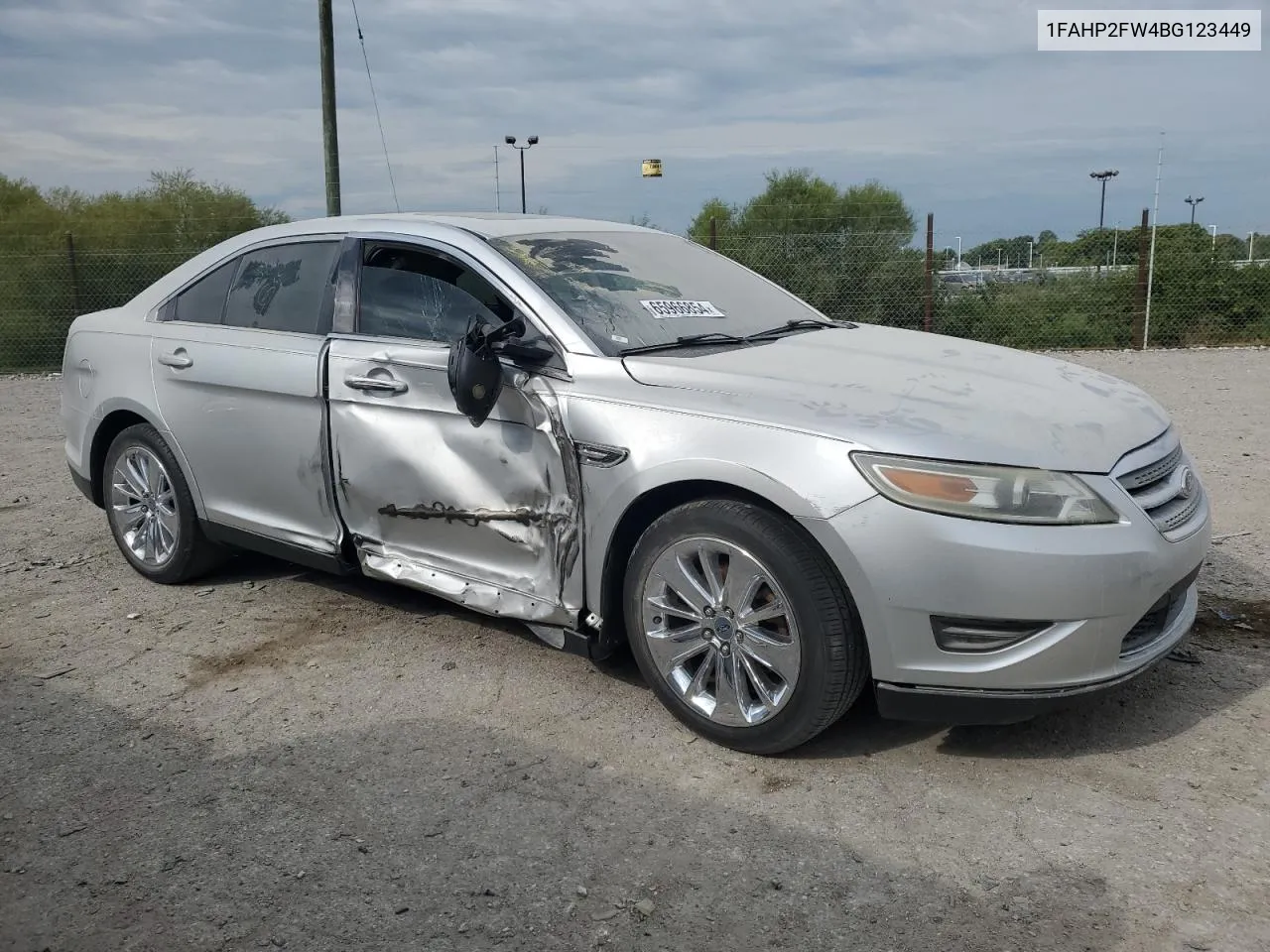 2011 Ford Taurus Limited VIN: 1FAHP2FW4BG123449 Lot: 65966854