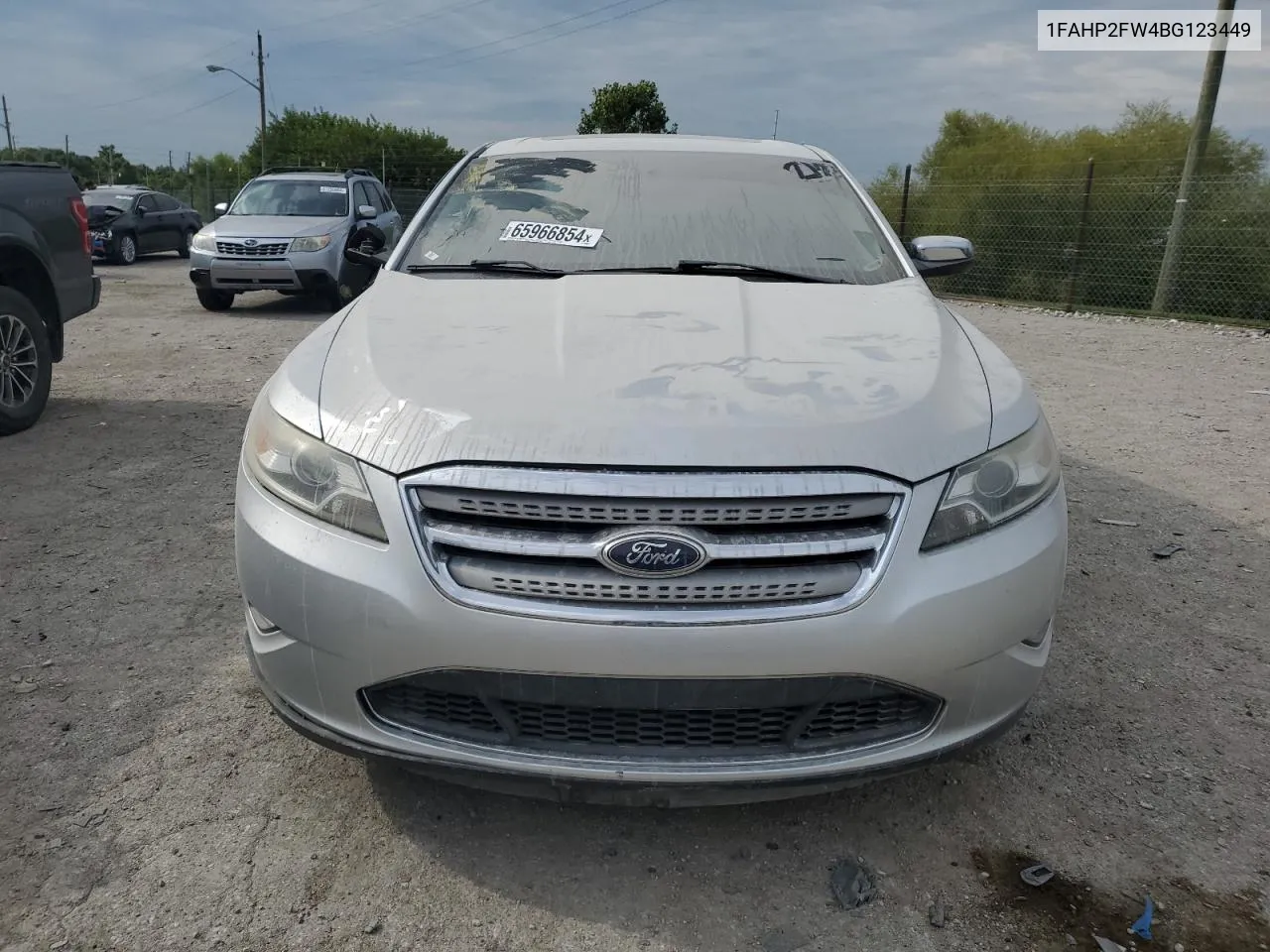 2011 Ford Taurus Limited VIN: 1FAHP2FW4BG123449 Lot: 65966854